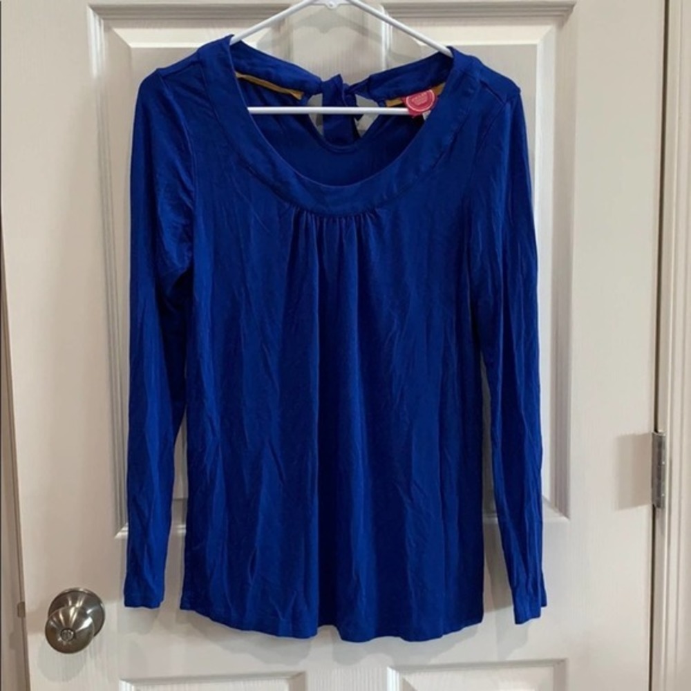 Joules‎ blue long sleeve top size US 8